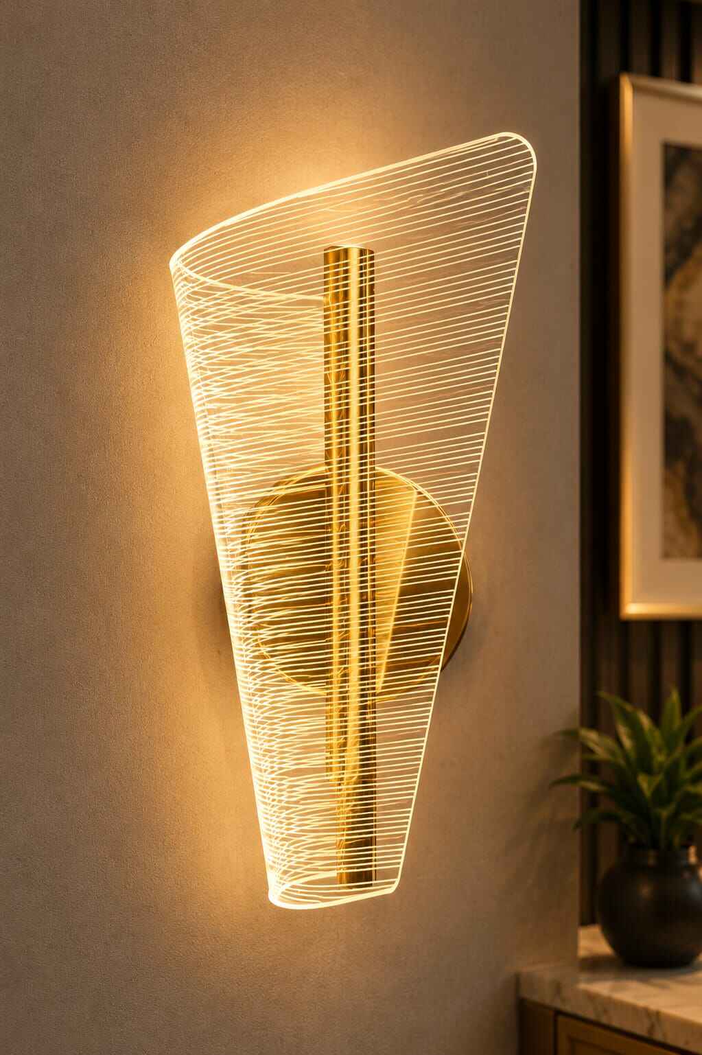 Modern Jellyfish Crystal LED Pendant Light – 3 Light Cluster Chandelier (Gold Finish)