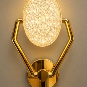 Luxury Crystal Oval Wall Light