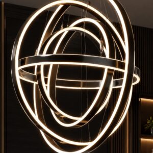 Modern LED Ring Chandelier