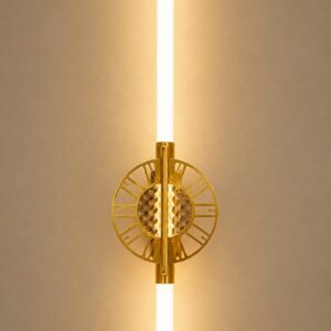 Modern Gold Linear LED Wall Light